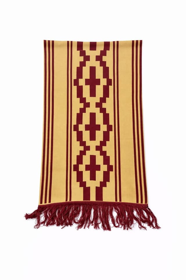 Pashmina Reversible Bordo - imagen 2